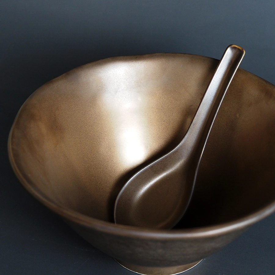 ラーメンどんぶり・れんげ2個セット / lanz m.m.d. / ギフトボックス