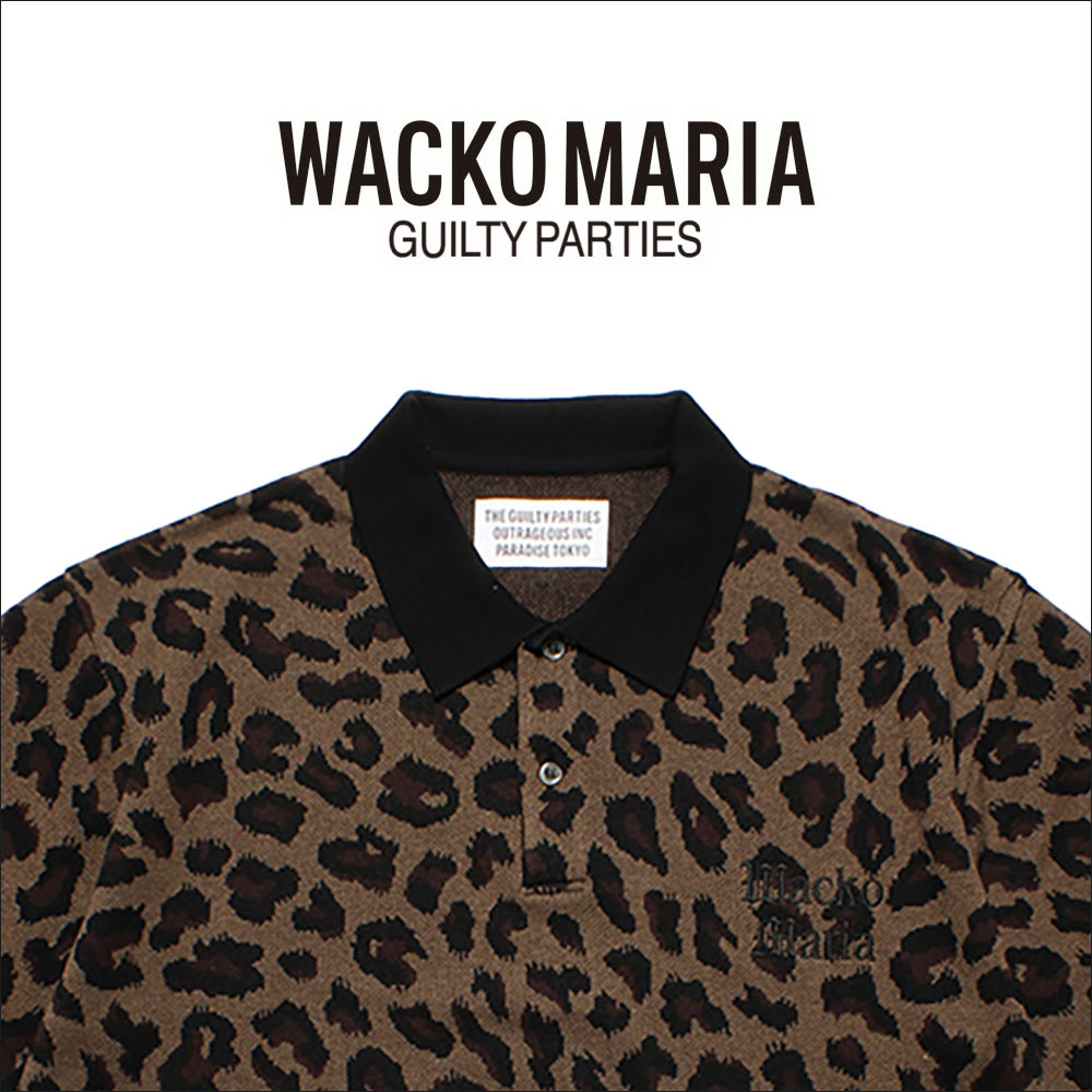 WACKO MARIA / 新作アイテム入荷 “LEOPARD KNIT JACQUARD POLO SHIRT