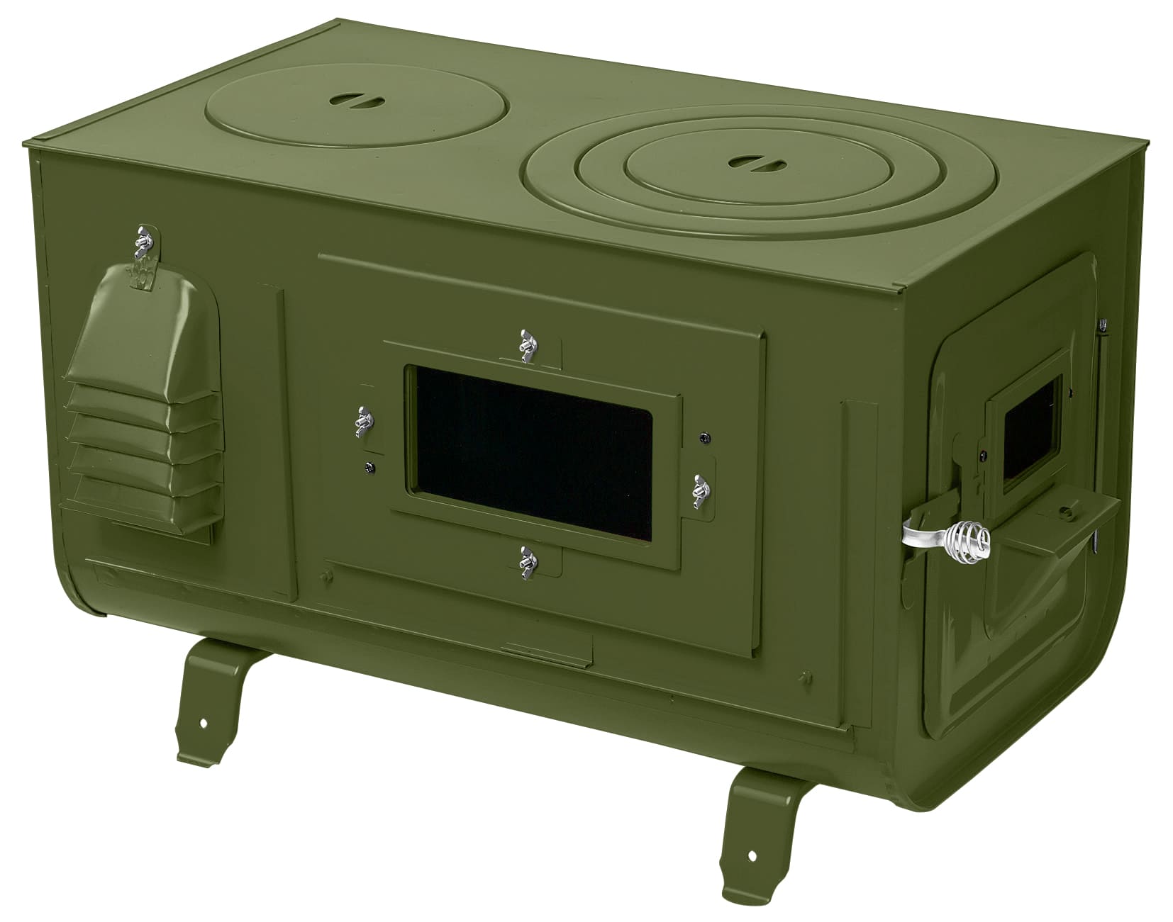 カラー角型3面窓付薪ストーブ”FIRE SIDE” 商品詳細│薪