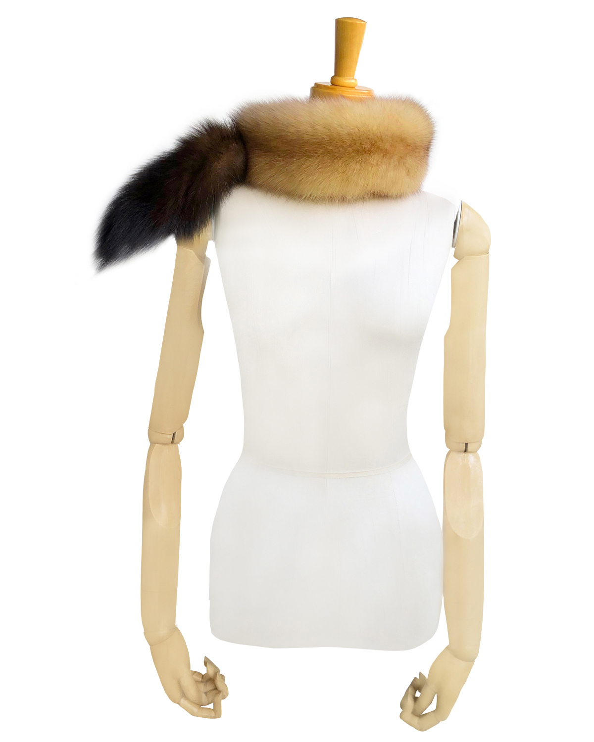 ゴールデンロシアンセーブルリバーシブルテール付マフラーT5 | モーダ