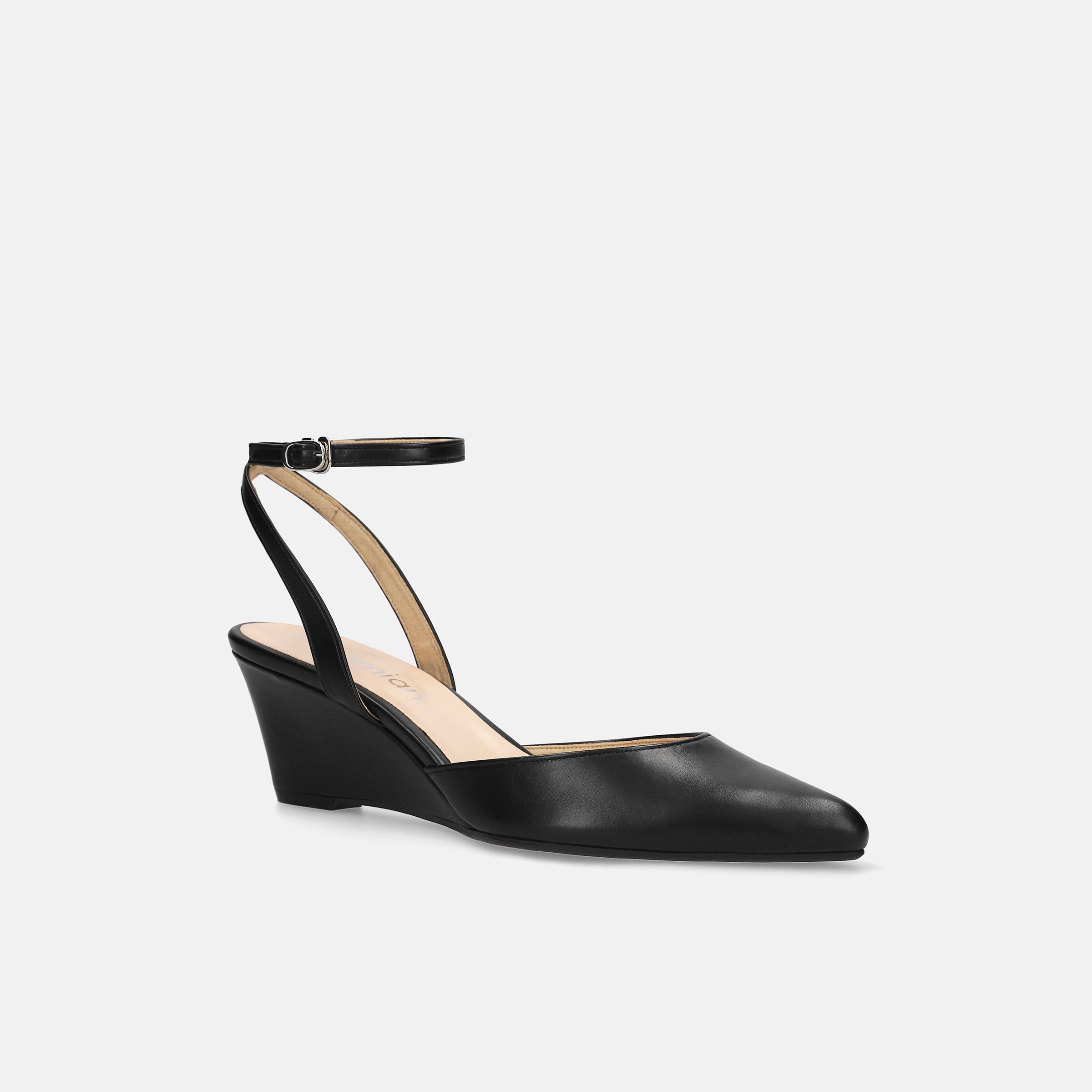 15%OFF：ウェッジソール パンプス（m55213）ブラック – mamian