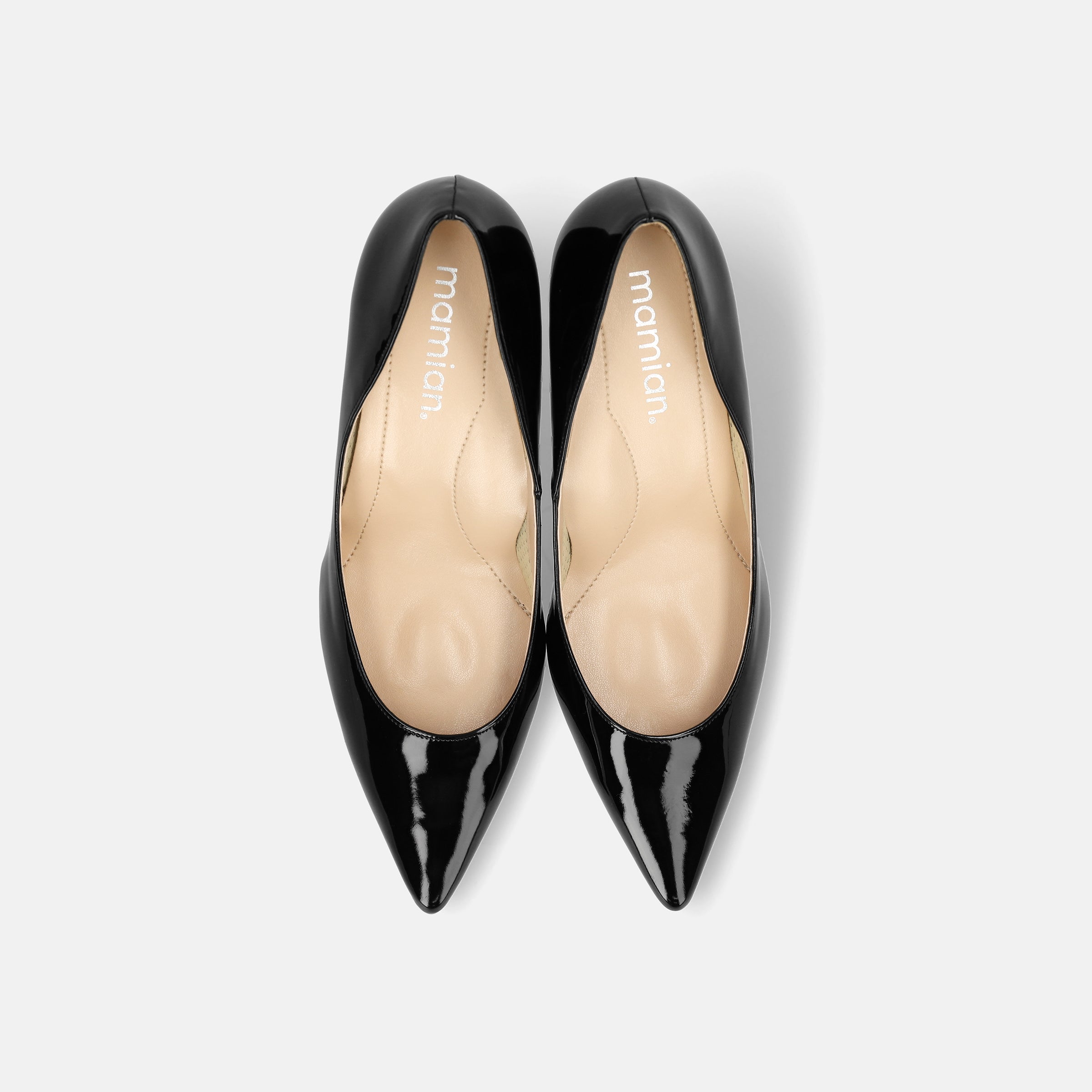 2026SS：iCoN COLORS：ポインテッドトゥ パンプス（C76533）ブラックE