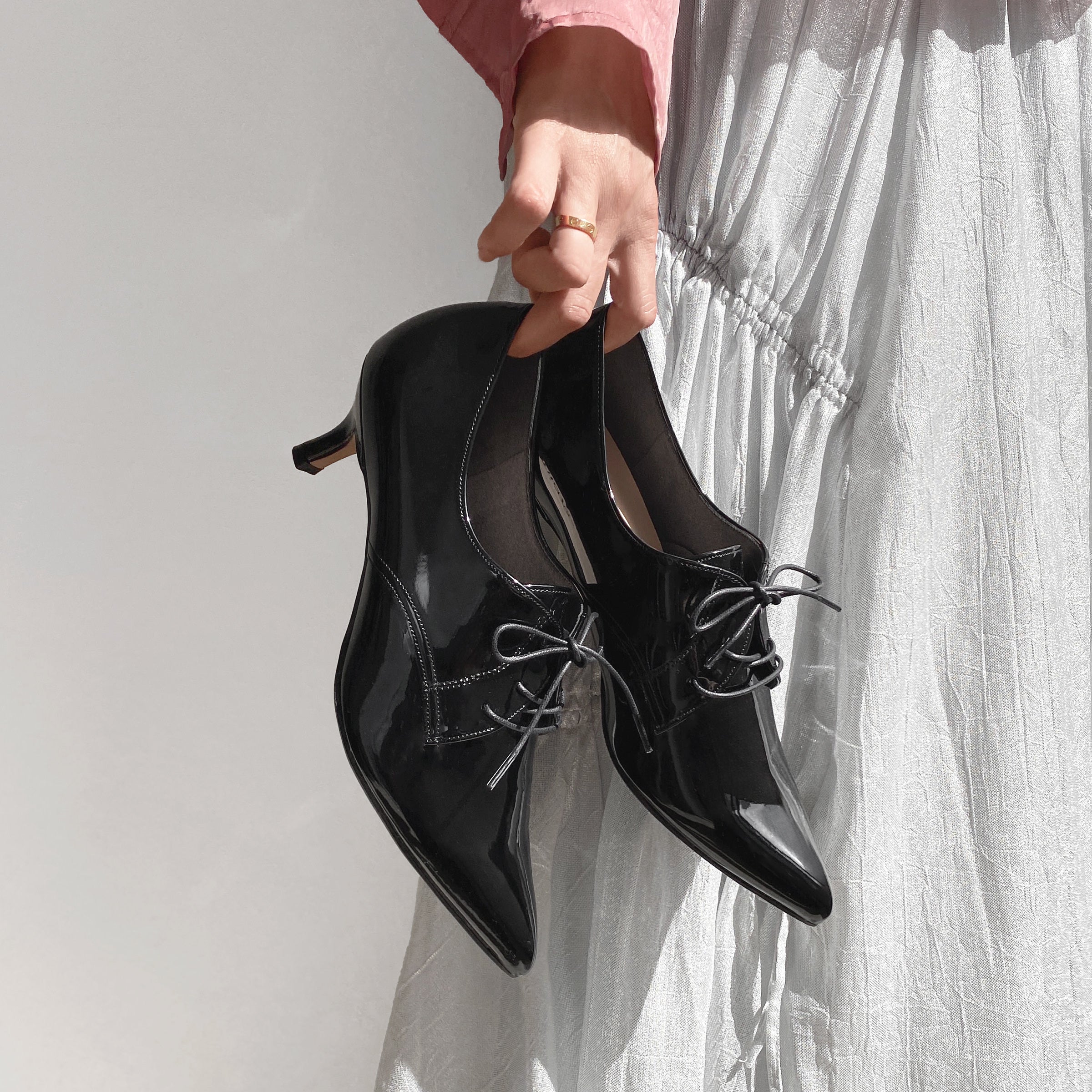 20%OFF：2025AW：レースアップ ブーティ（5703）ブラックE – mamian