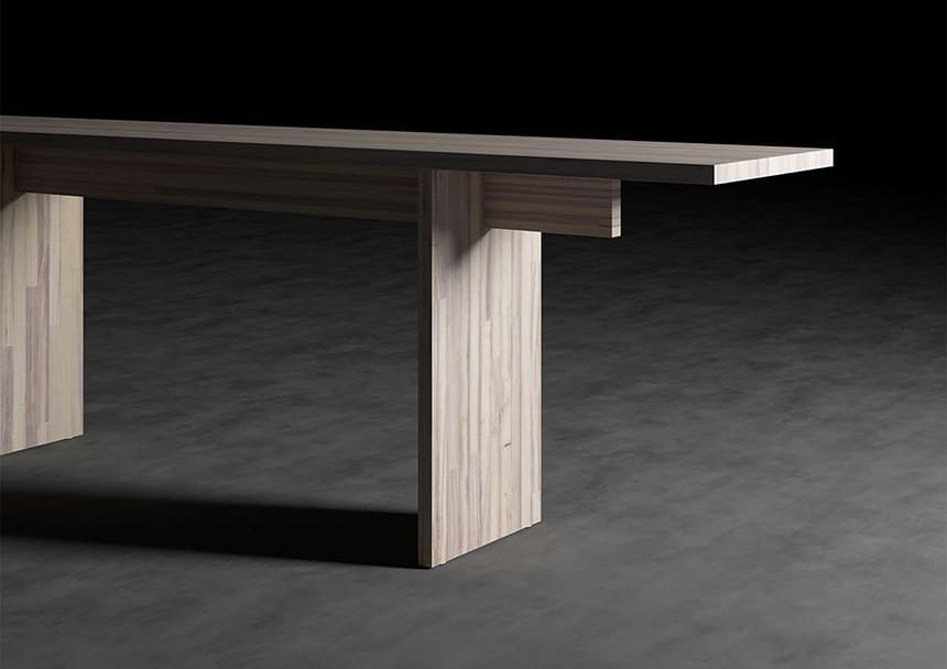 Tavola コンソールデスク 木製脚 | Tavola 大きなテーブル・デスク