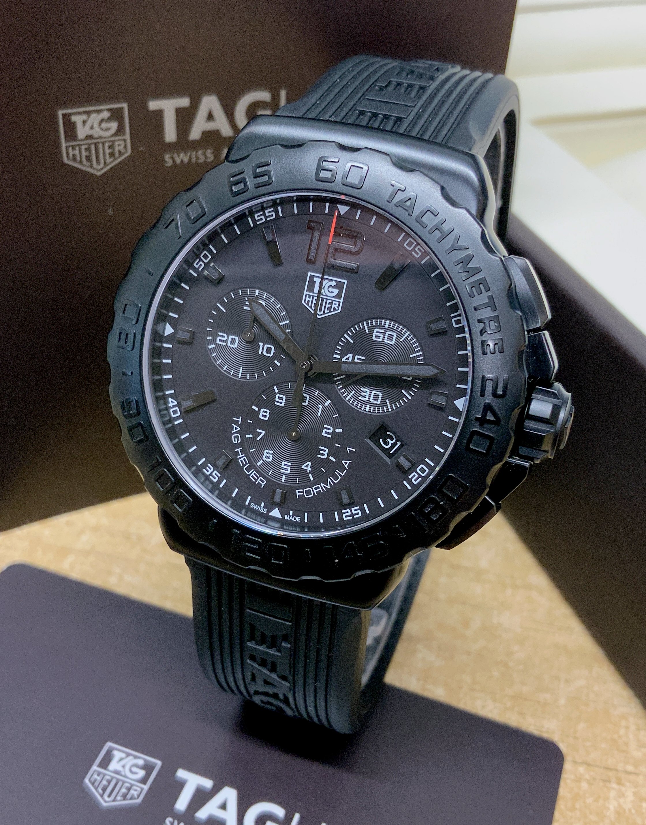 TAG Heuer Formula 1 CAU1114 42mm Black Dial