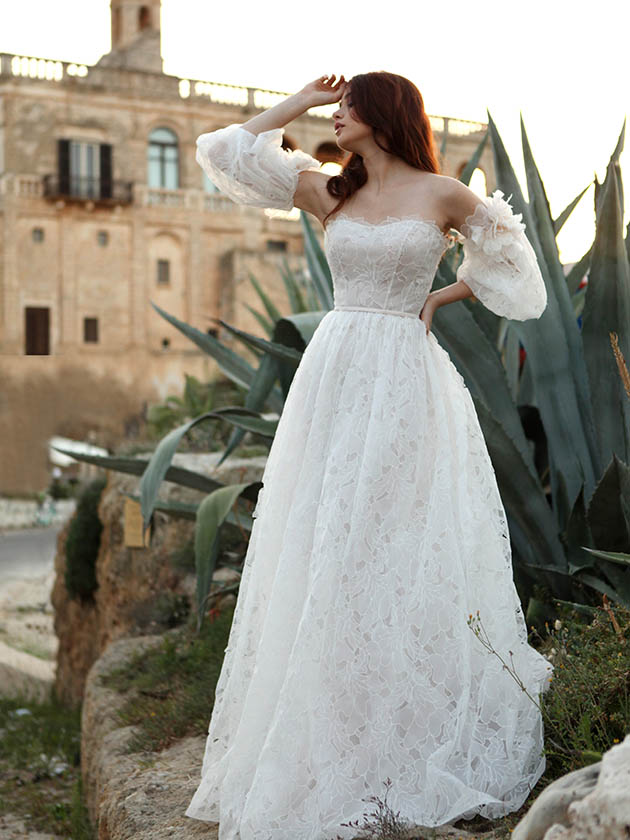 MIP0300 off white | ウエディングドレス『マリアローザ（MARIAROSA）』