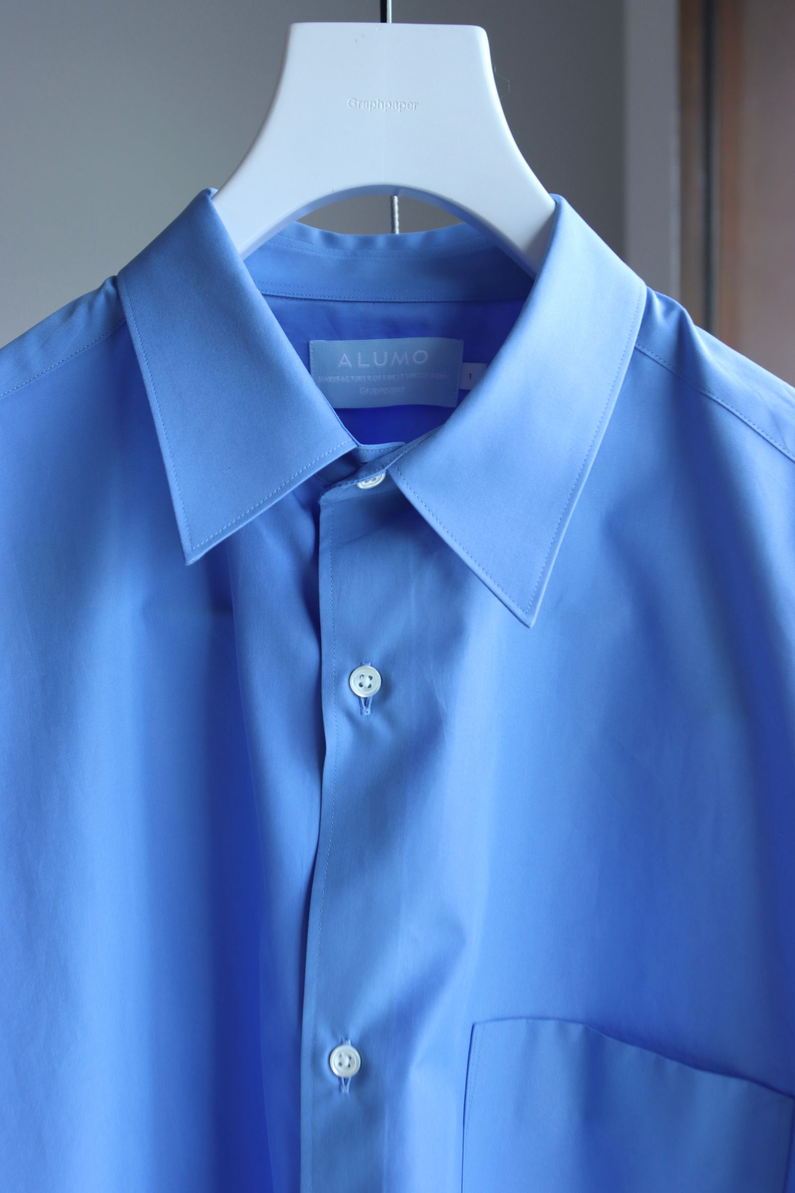 Graphpaper - グラフペーパーシャツ 25SS ALUMO for GP L/S Oversized