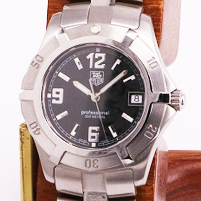 質流れ】タグホイヤー 2000エクスクルーシブ 黒文字盤を質流れしま