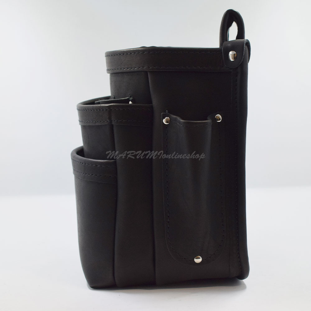 KNICKS】ニックス KB-301DDSP グローブ革 コンピ革 3段腰袋 レザー腰袋