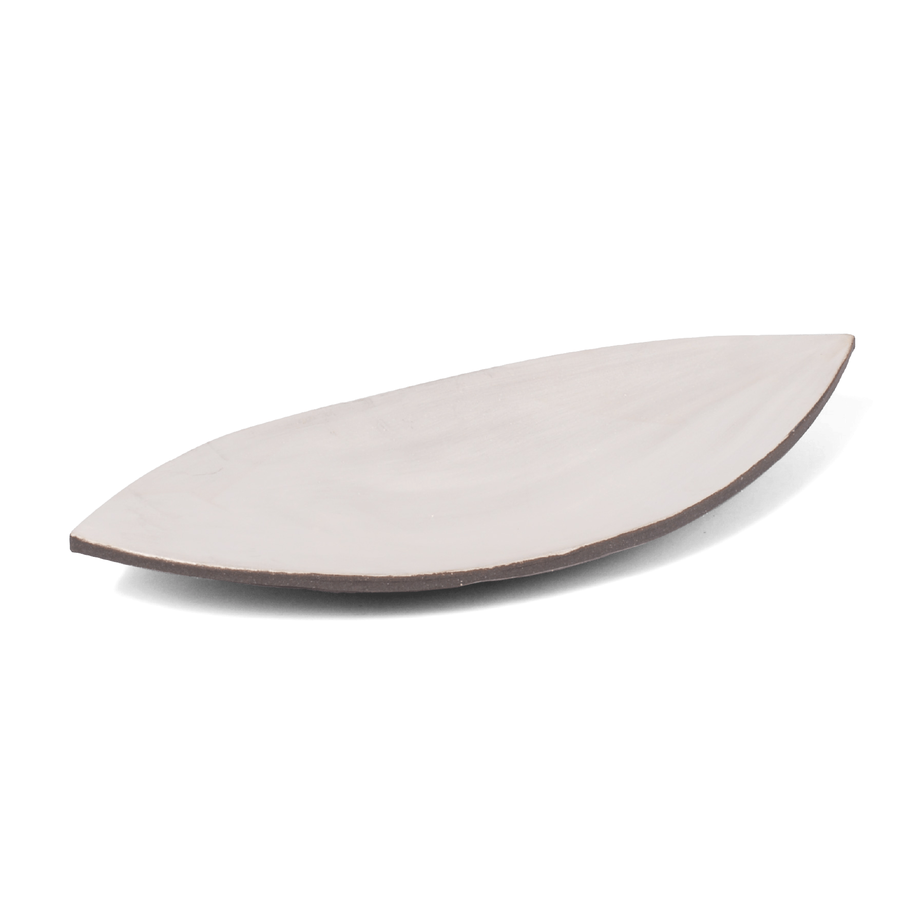 皿・プレート :: 23.5cm-27cm :: 黒土銀彩 9寸三日月皿 - マルミツ