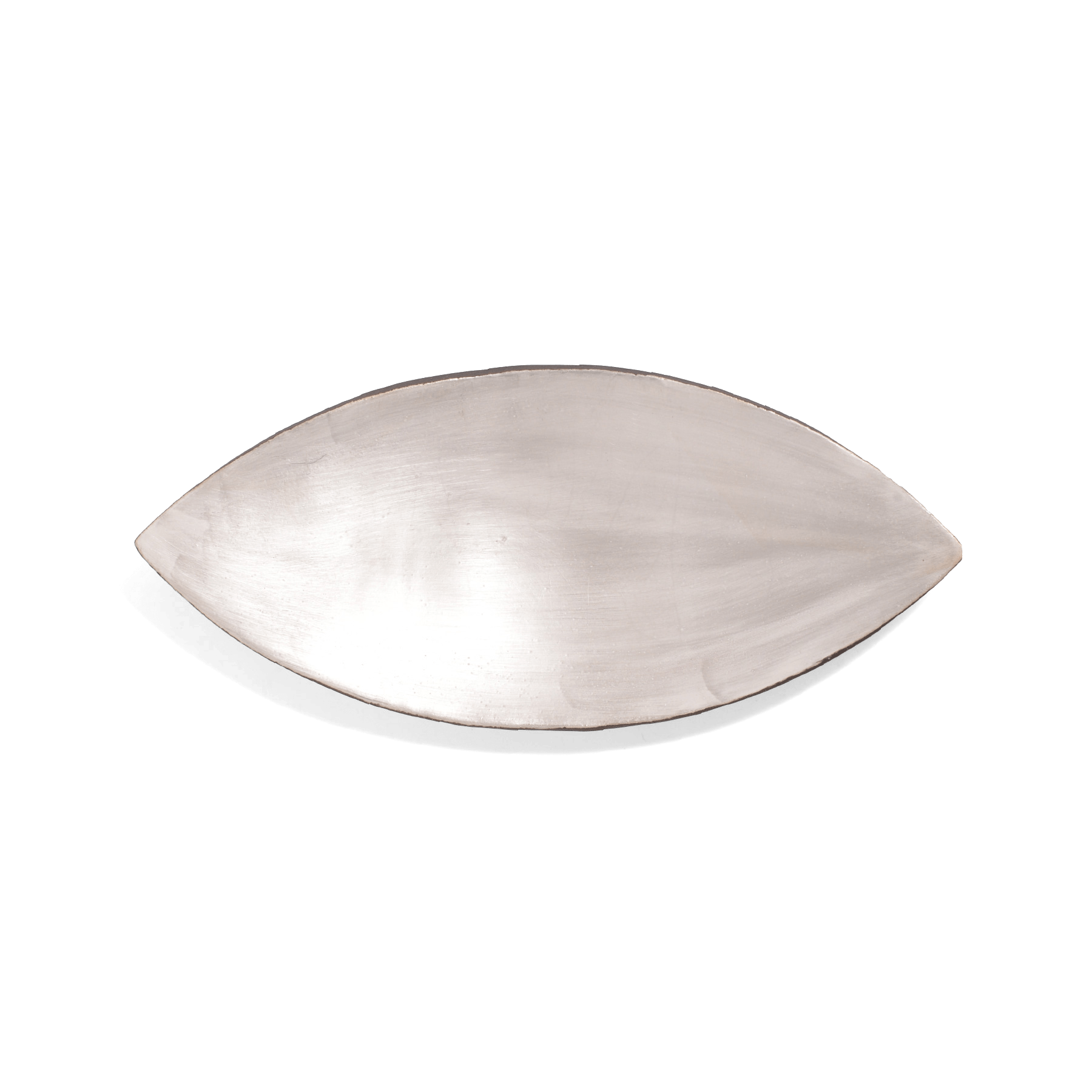 皿・プレート :: 23.5cm-27cm :: 黒土銀彩 9寸三日月皿 - マルミツ