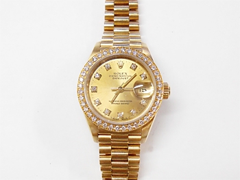 ロレックス デイトジャスト 金無垢 ダイヤ巻 69138の買取・質預かり