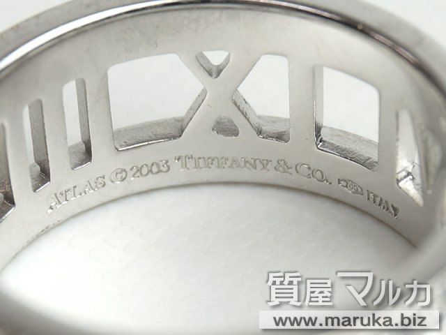 ティファニー アトラスオープンリング ダイヤ入の買取・質預かり｜大阪