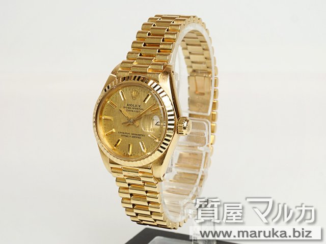 ロレックス レディース 金無垢 6917 自動巻の買取・質預かり｜大阪の