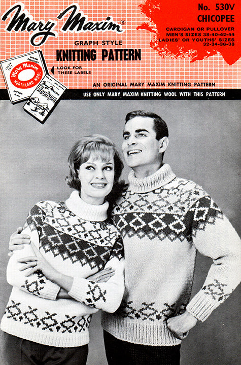 Chicopee Sweater Pattern – Mary Maxim