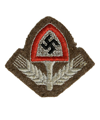 WWII ドイツ 国家労働奉仕団 、帽章/実物・未使用