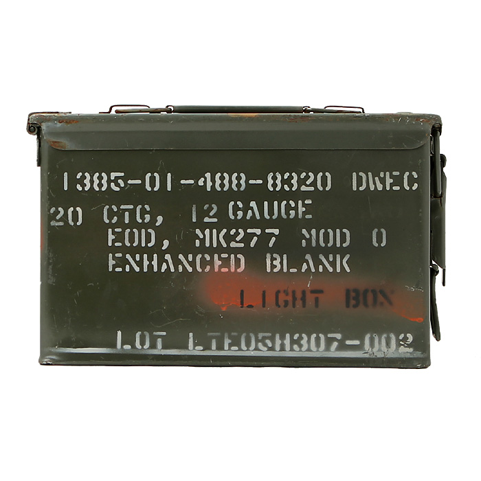 US(米軍)現用 AMMO BOX(弾薬箱)/50 Cal(12.7mm弾)用/NATO・UN調達品