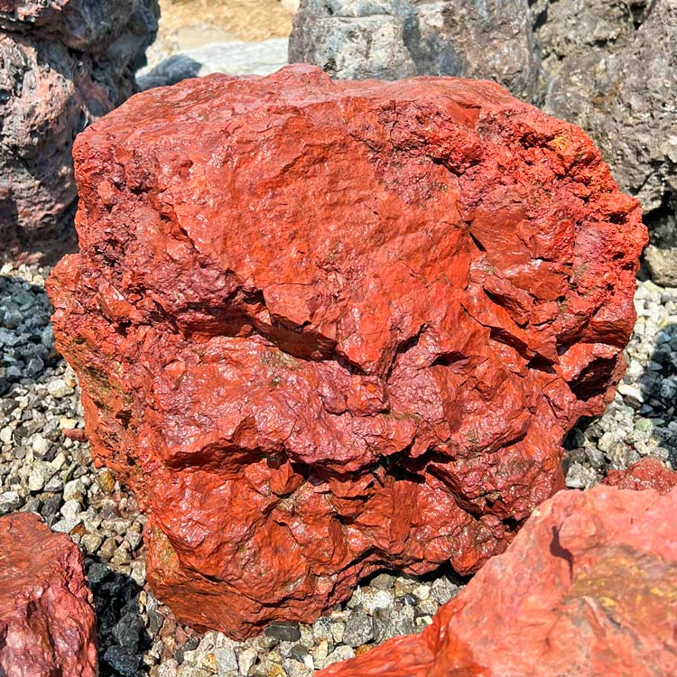 津軽錦石（青森県産）銘石 50cmサイズ 碧玉 ジャスパー 飾り石 室内