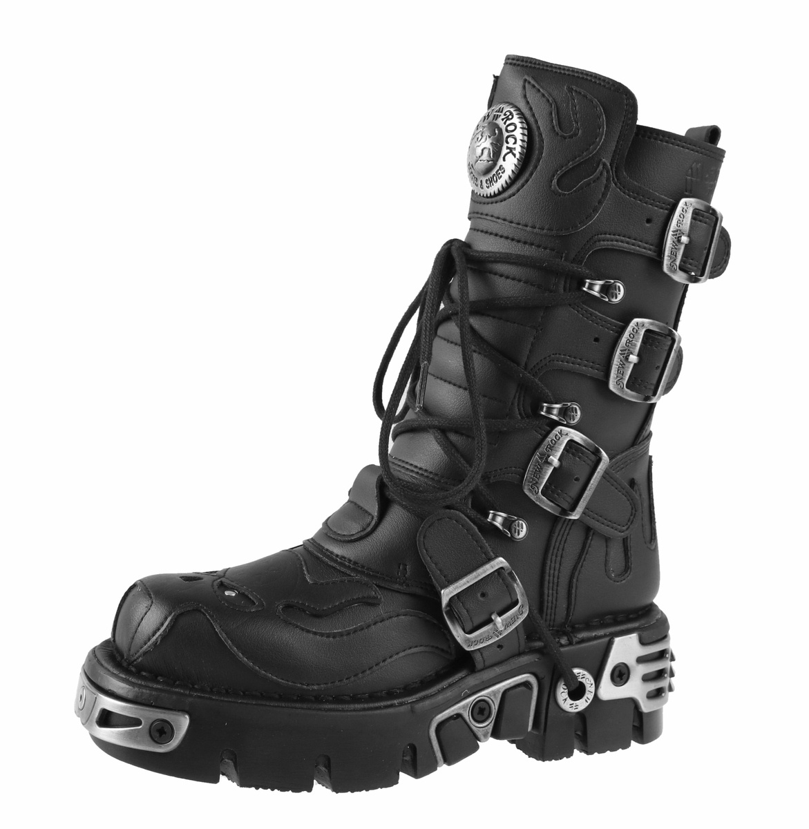 boots NEW ROCK - VEGAN NEGRO - NEW REACTOR NEGRO - M.107-VC3