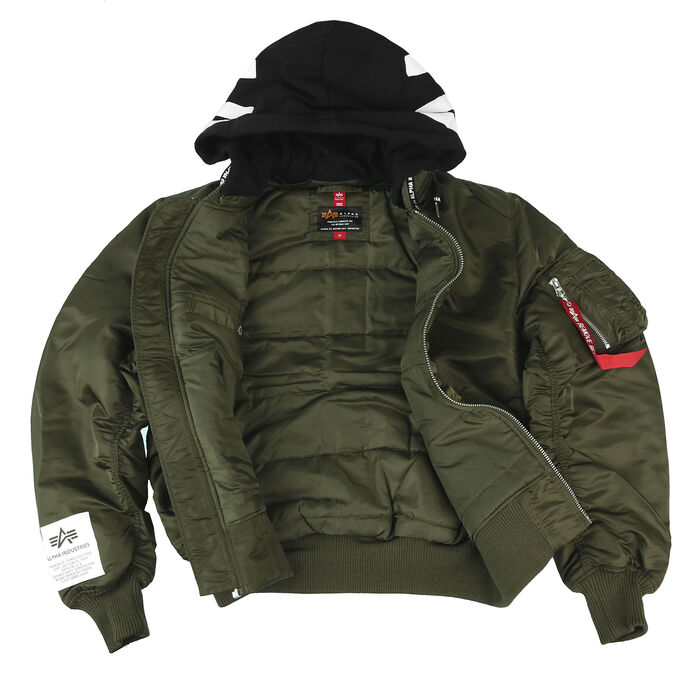 men's jacket (bomber) ALPHA INDUSTRIES - MA-1 ZHP - dark