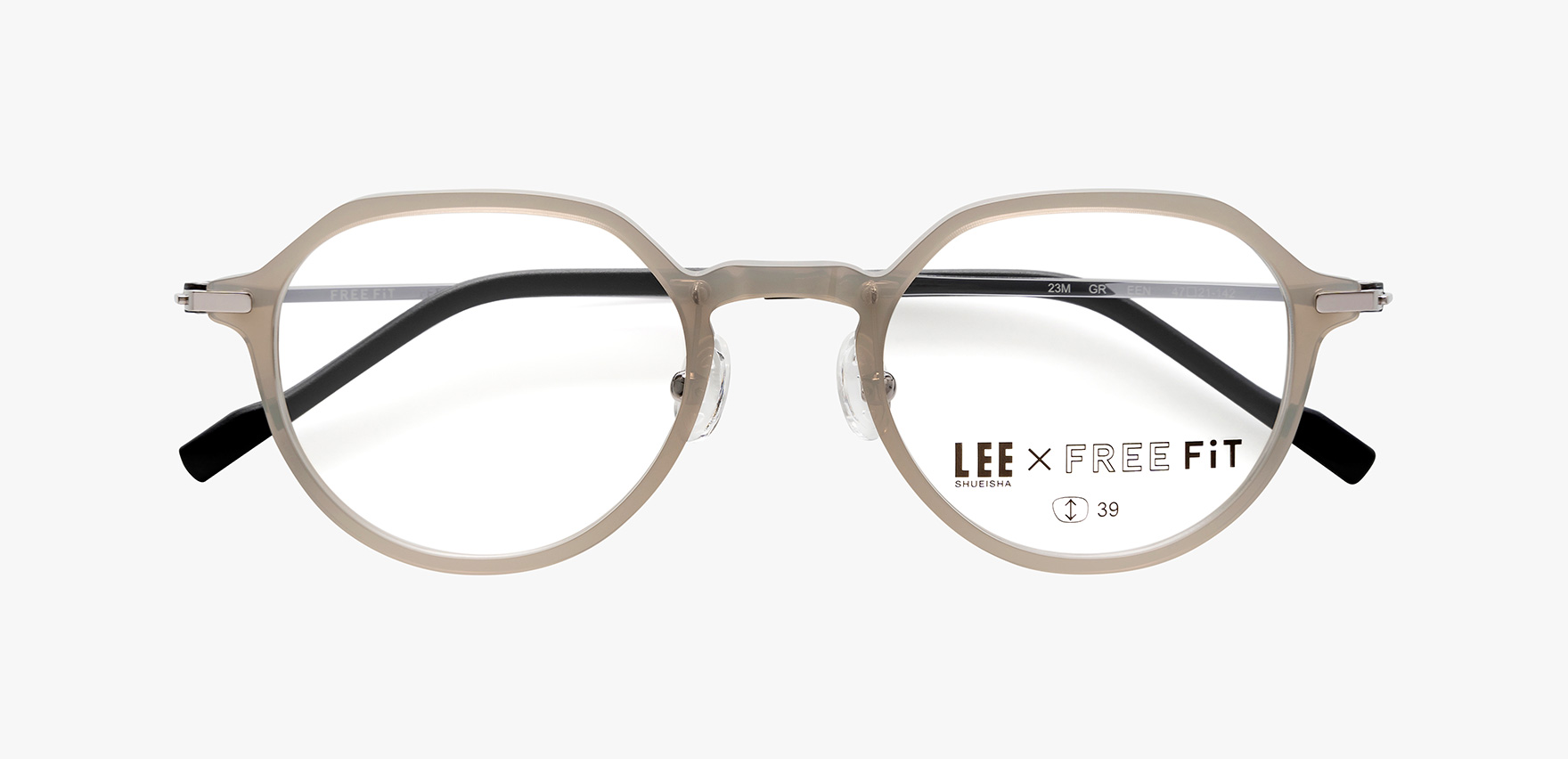 FREE FIT FFT-L03(47 ｸﾞﾚｰ): メガネフレーム｜眼鏡市場【公式】(メガネ