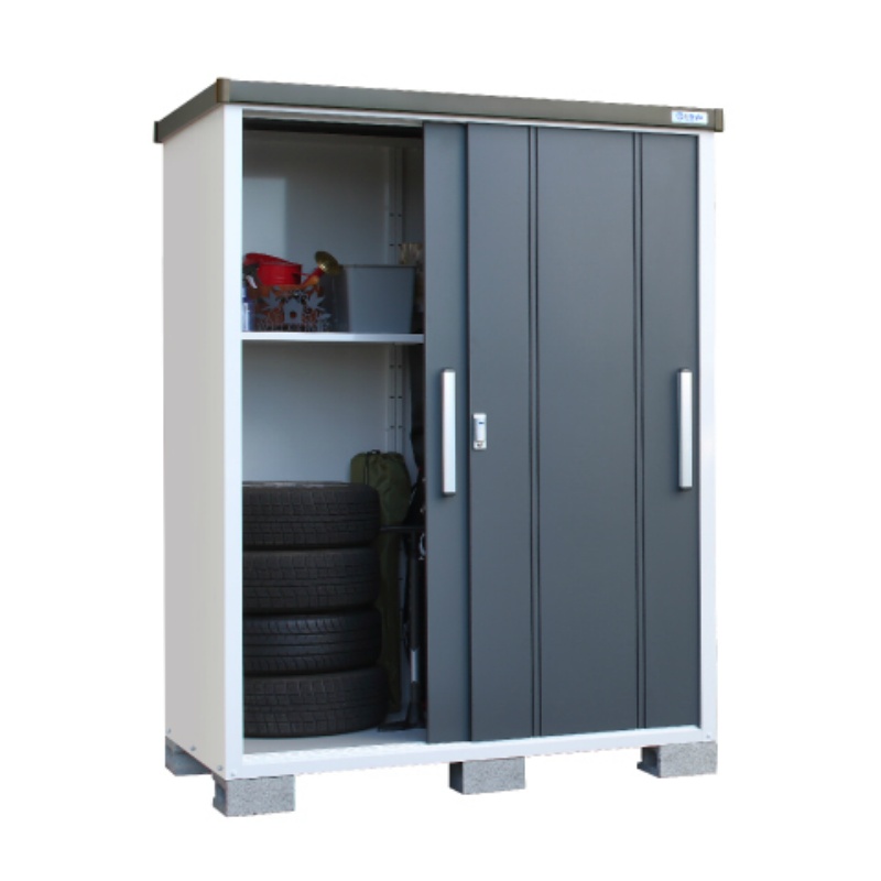 屋外物置 W1499mm×D792mm×H1865mm クール EC-1590(GK) 約0.41坪 1.36