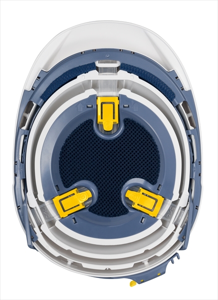 5個セット】 防災用収縮式ヘルメット オサメット ホワイト 折りたたみ