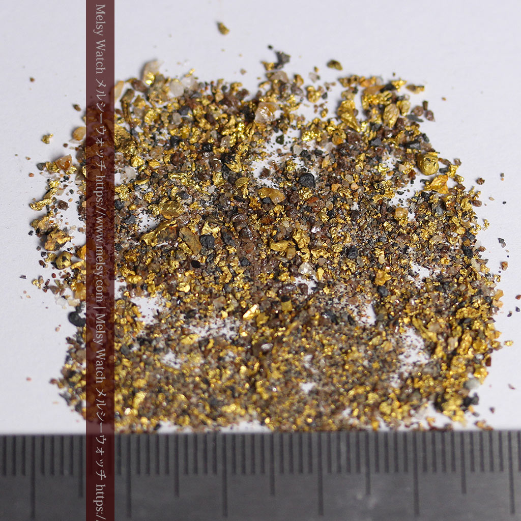 4.53gの採掘家の集めた小さな粗選別の砂金・自然金 - 自然金と金塊販売