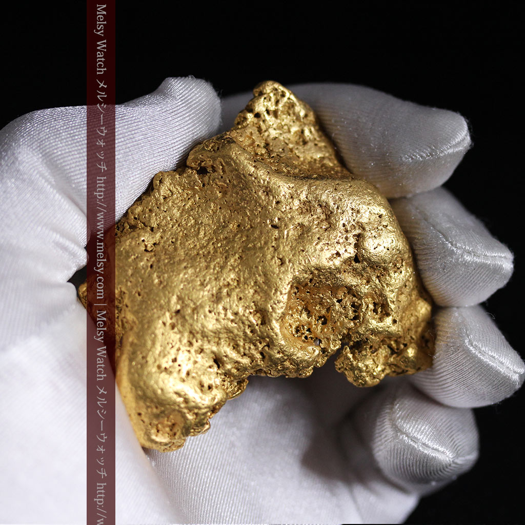 300g超えの博物館級の超大型自然金（販売済み） - 自然金と金塊販売の