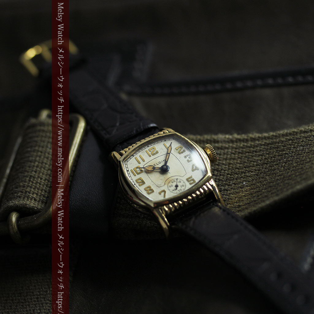 エルジン 経年の味と雰囲気が立つアンティーク腕時計 1930年頃