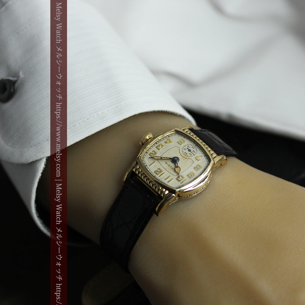 エルジン 経年の味と雰囲気が立つアンティーク腕時計 1930年頃