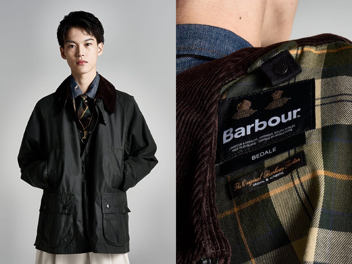 バブアーのオイルドジャケット×牧 海斗】名作“ビデイル”を旬のタイド