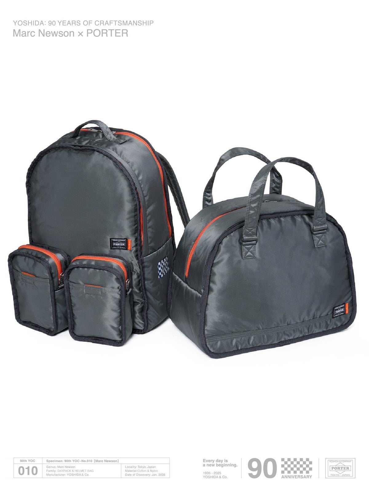 ポーター」が「マーク・ニューソン」とコラボ！ リバーシブルで遊び心