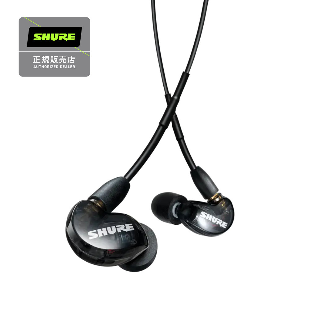 SHURE イヤーモニター SE215 高遮音イヤホン SE215 ブラック【福山楽器