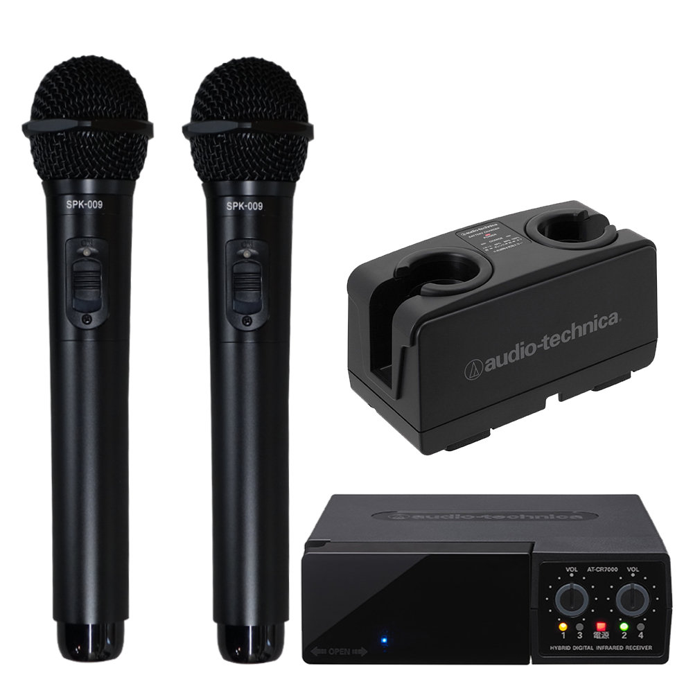 SOUNDPURE カラオケに最適な赤外線ワイヤレスマイクセット【福山楽器