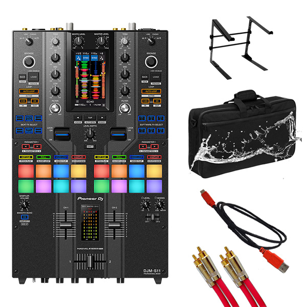 Pioneer DJ / DJM-S11】タッチパネル搭載の新バトルDJ向けミキサー発売
