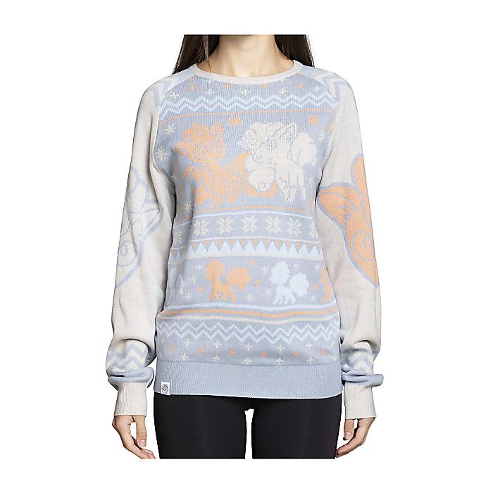 Vulpix ＆ Alolan Vulpix Snowflake Knit Sweater - Adult ／ ロコンと
