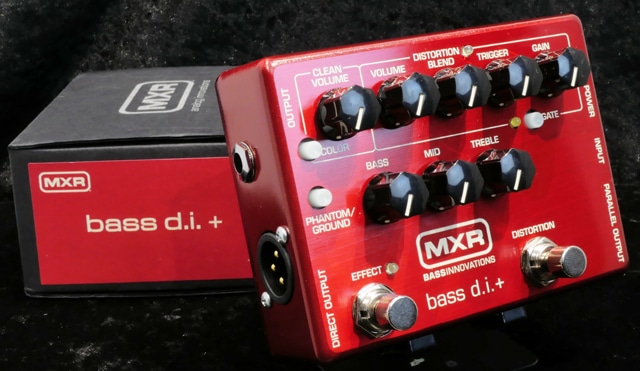 M80 BASS D.I.+ “Brushed Red”: エフェクター｜三木楽器公式通販サイト
