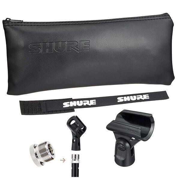 SHURE シュアー BETA57A ダイナミックマイク 2本 + 5m マイクケーブル