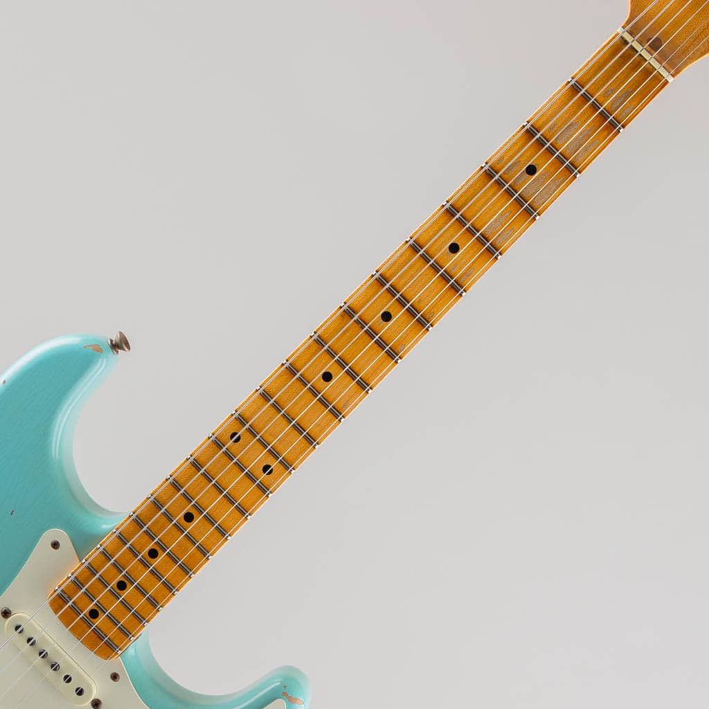 1957 Storatocaster Relic Faded Aged Daphne Blue 2021: エレキギター