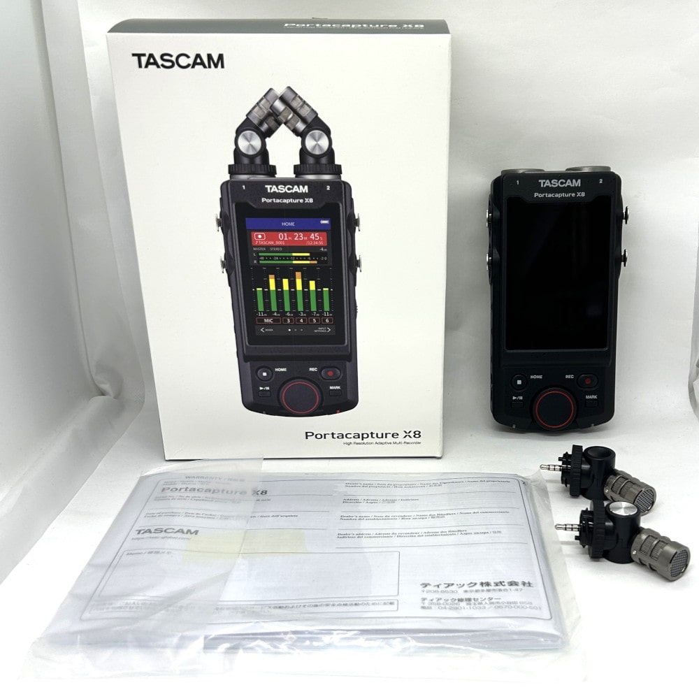 アウトレット品》TASCAM タスカム Portacapture X8 タッチパネル