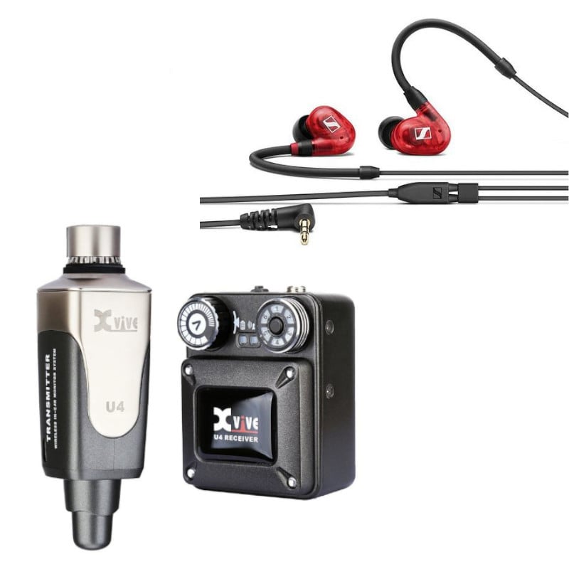 ワイヤレス イヤモニ XVIVE XV-U4 U4 インイヤーモニター デジタル
