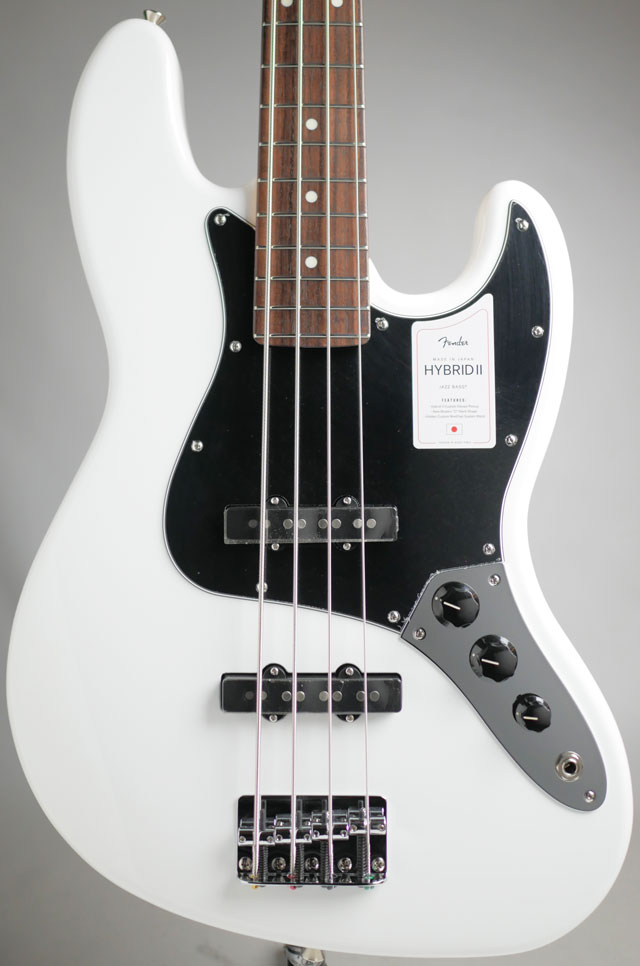 MADE IN JAPAN HYBRID II JAZZ BASS / Arctic White(BASS SIDE AWH
