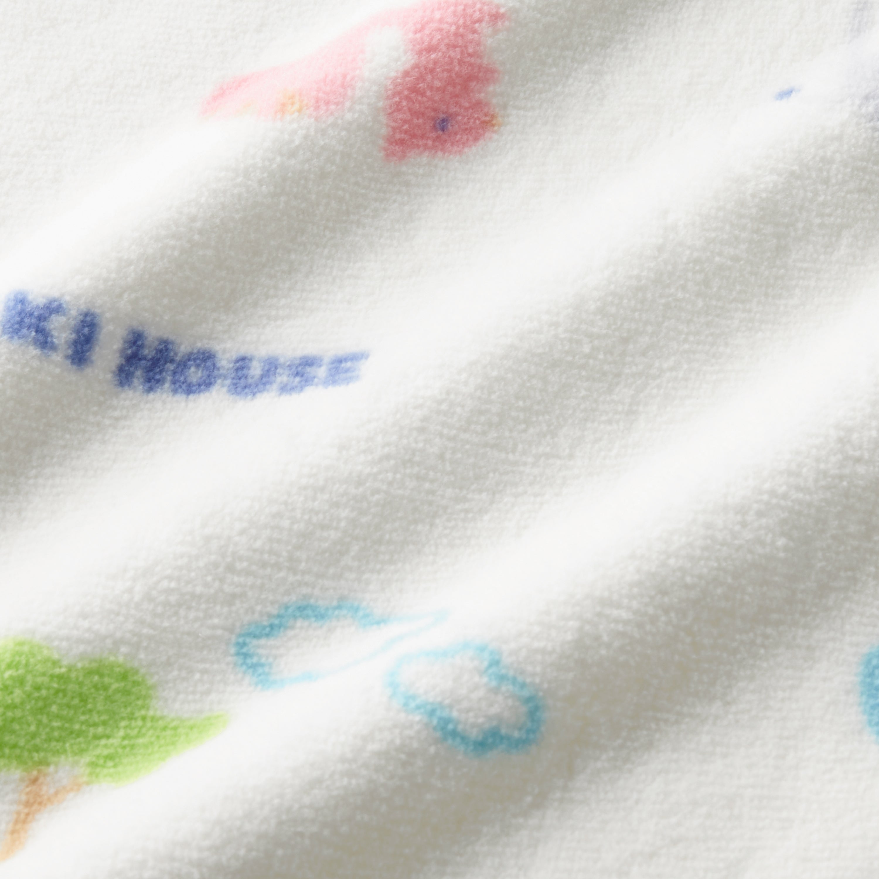 コットンブランケット（どうぶつ柄） – ミキハウスオフィシャルサイト