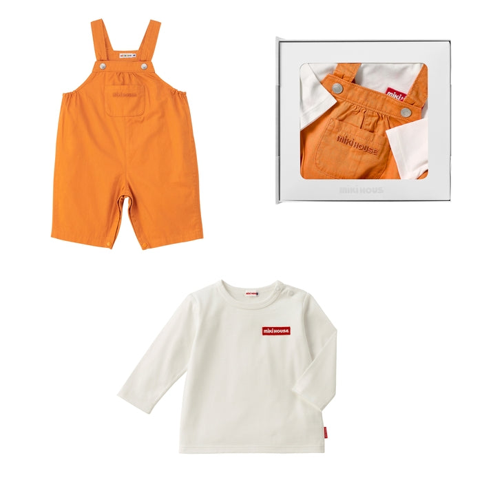 WEB限定】ギフト オーバーオールセット【BOX付き】 – ミキハウス