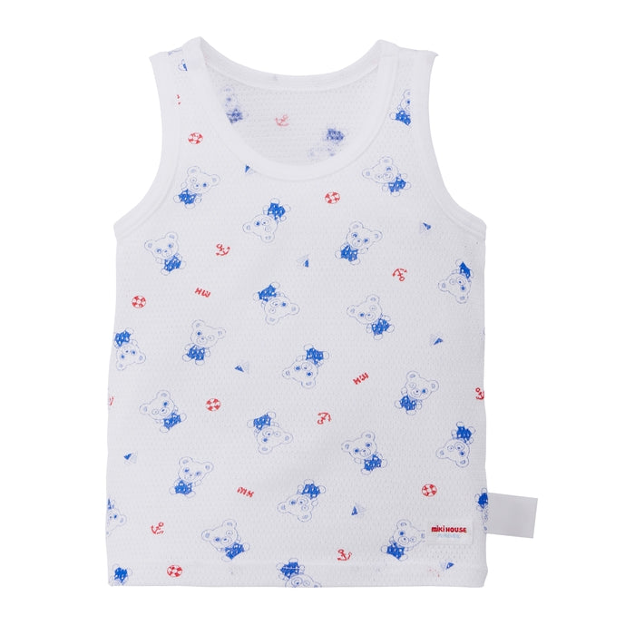 総柄メッシュタンクトップ【肌着】 – ミキハウスオフィシャルサイト