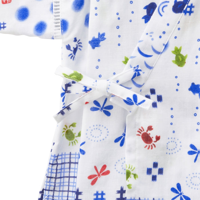 Patchwork pattern Pucchi Jinbei Suit – ミキハウスオフィシャルサイト