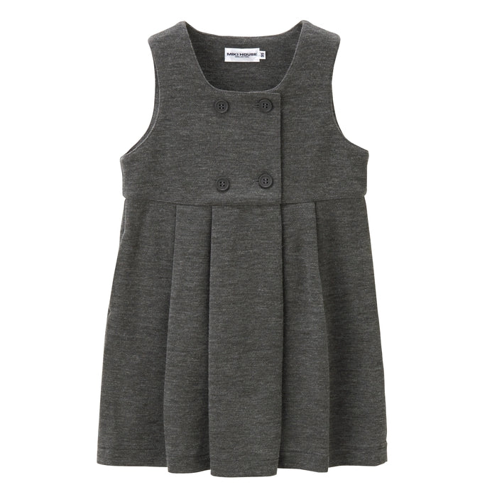 ポンチジャージ素材のジャンパースカート – ミキハウスオフィシャルサイト