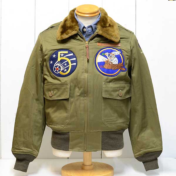 BUZZ RICKSON'S(バズリクソンズ)Type B-10「412st FTR SQ」ROUGH WEAR