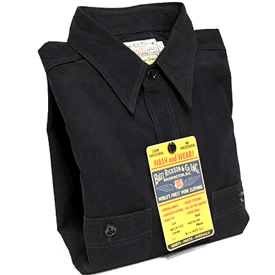 BUZZ RICKSON'S(バズリクソンズ)「BLACK CHAMBRAY」ブラック